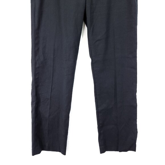 Massimo Dutti Wool Blend Dress Pants Size 2 Straight Leg Pockets - Picture 4 of 13